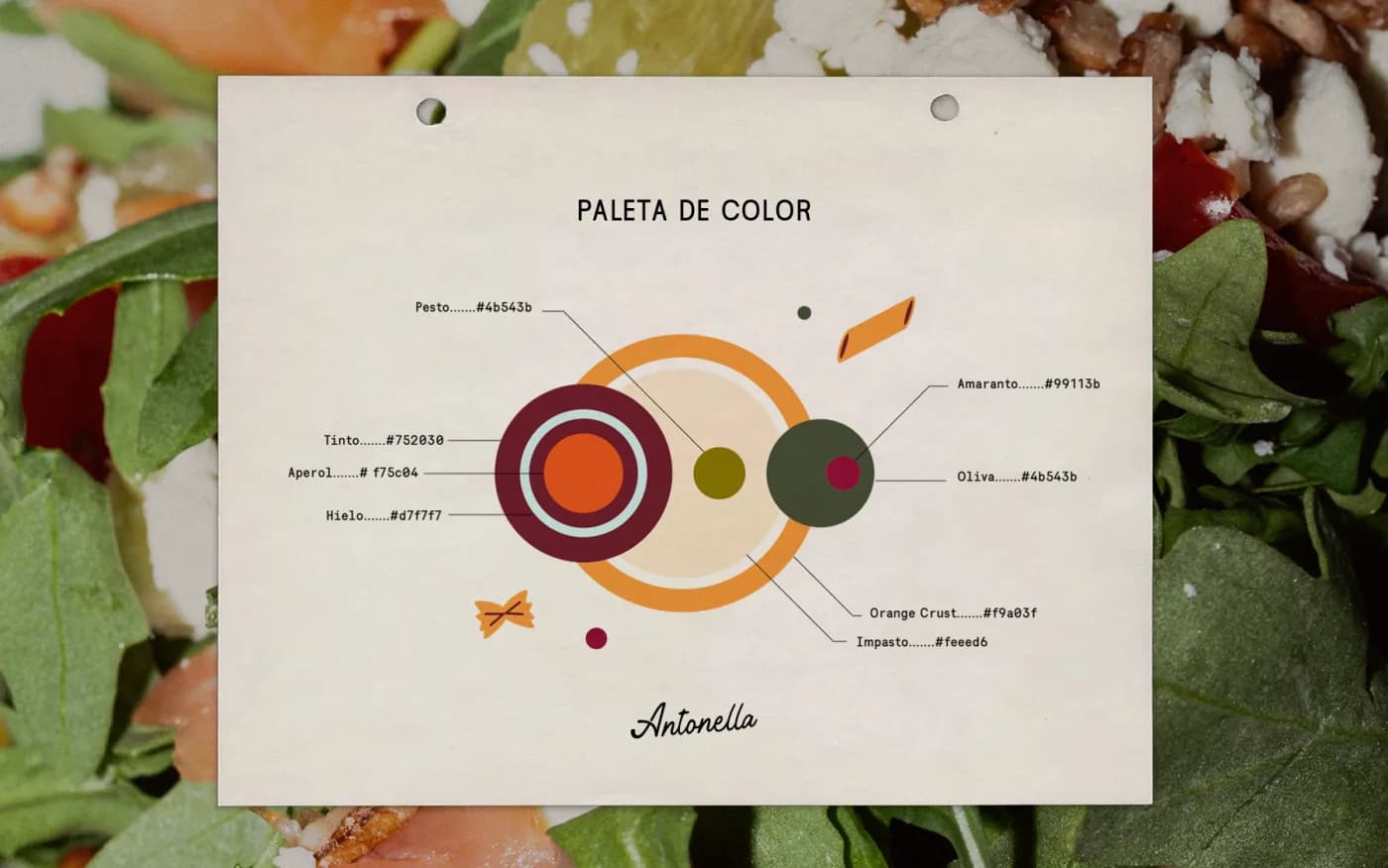 Antonella: paleta de color