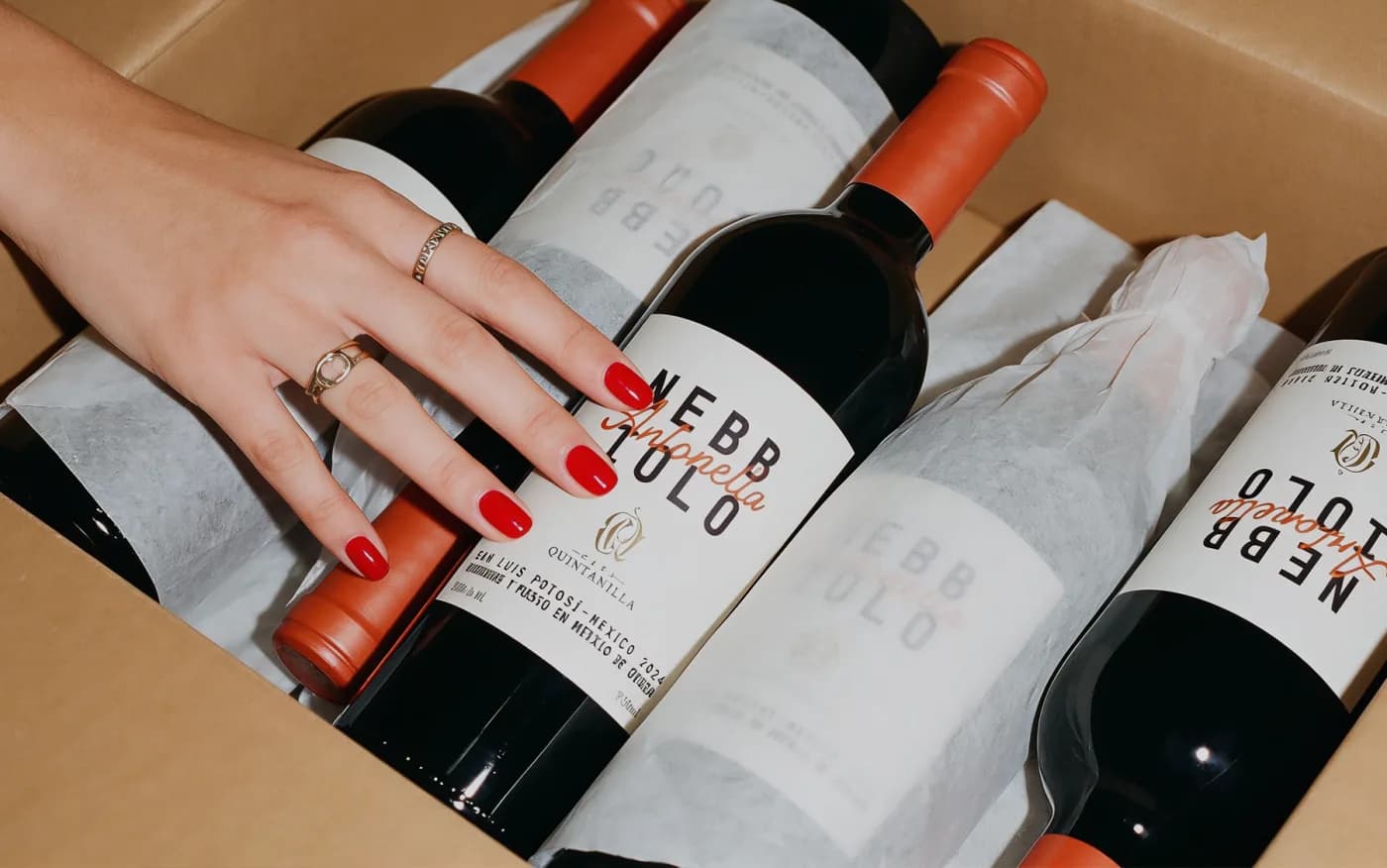 Antonella: etiqueta de vino