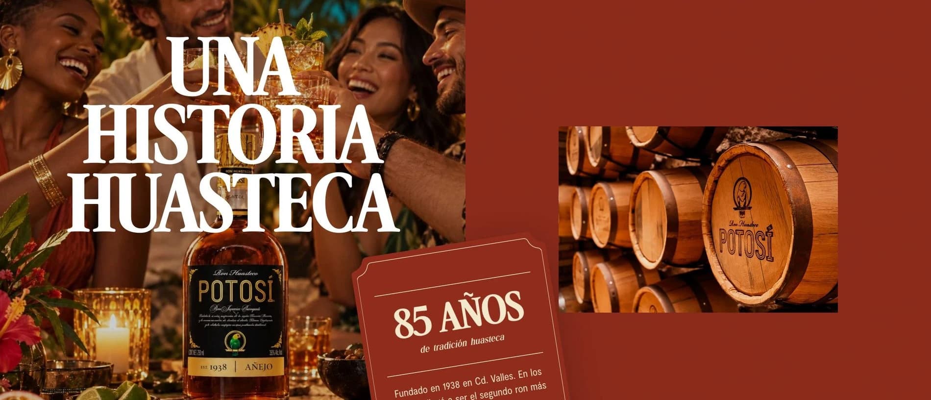 Ron Potosí: sección de historia de la casa en el sitio web