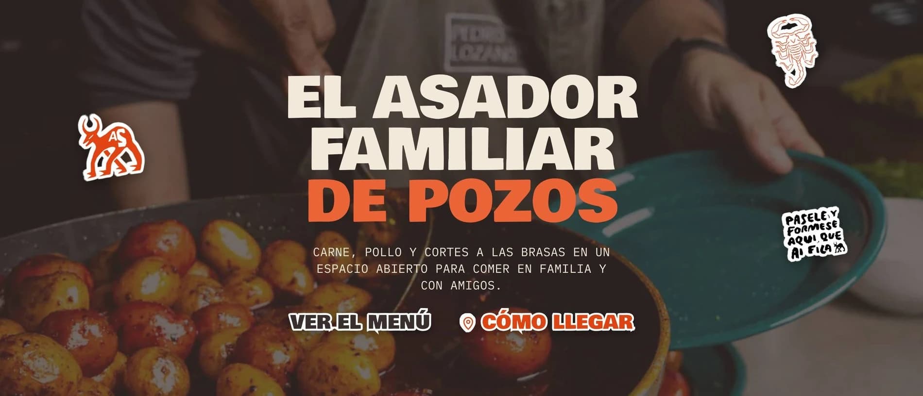 Socarrón: portada del sitio web
