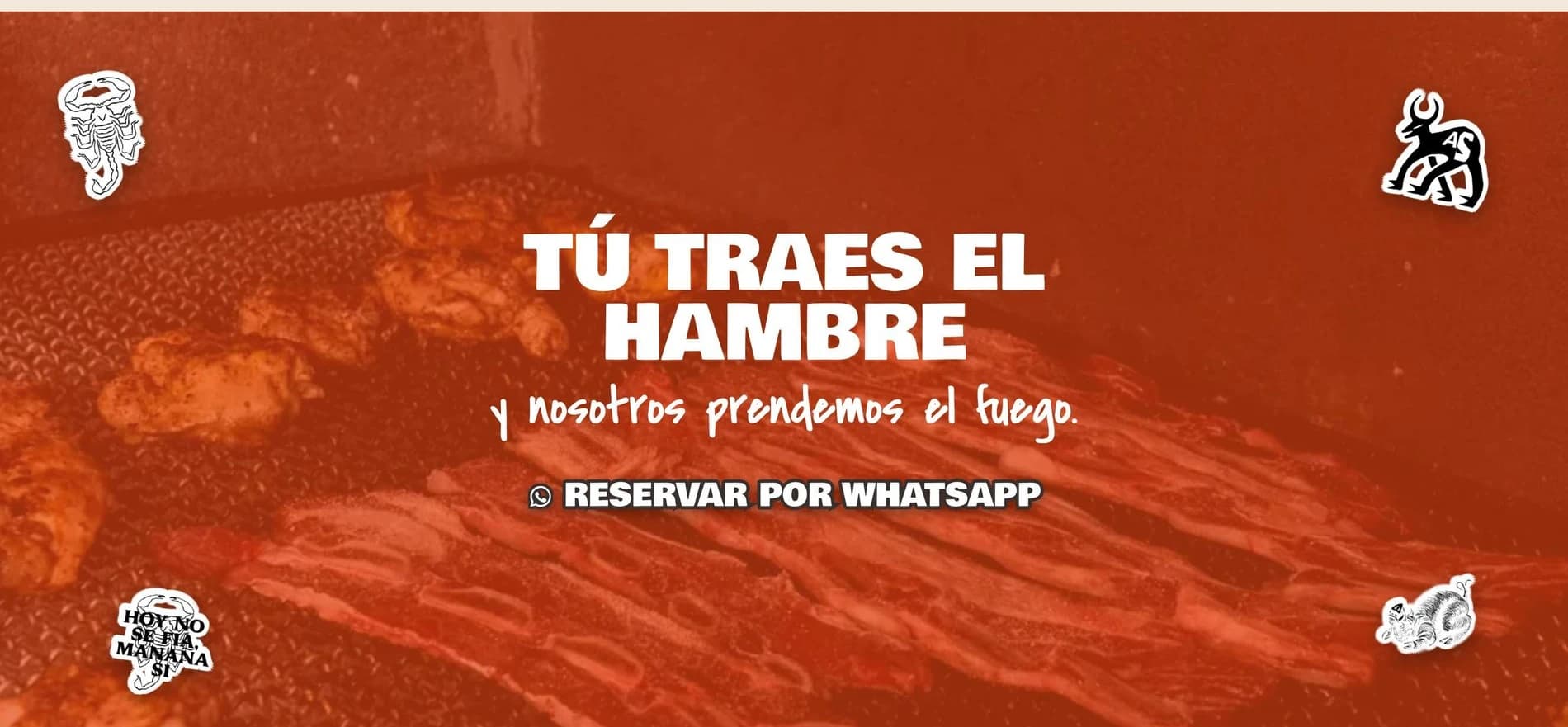 Socarrón: llamada a reservar por WhatsApp